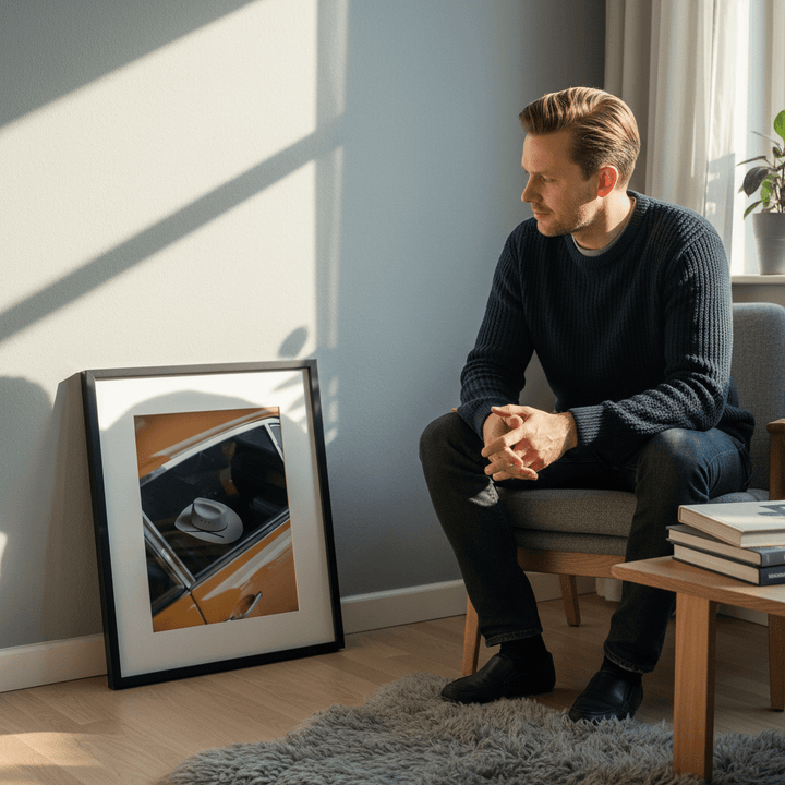 Yellow Cowboy by Colton Jones wall - art - picture - poster