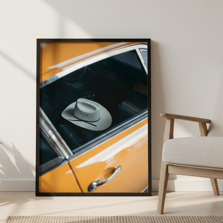 Yellow Cowboy by Colton Jones wall - art - picture - poster