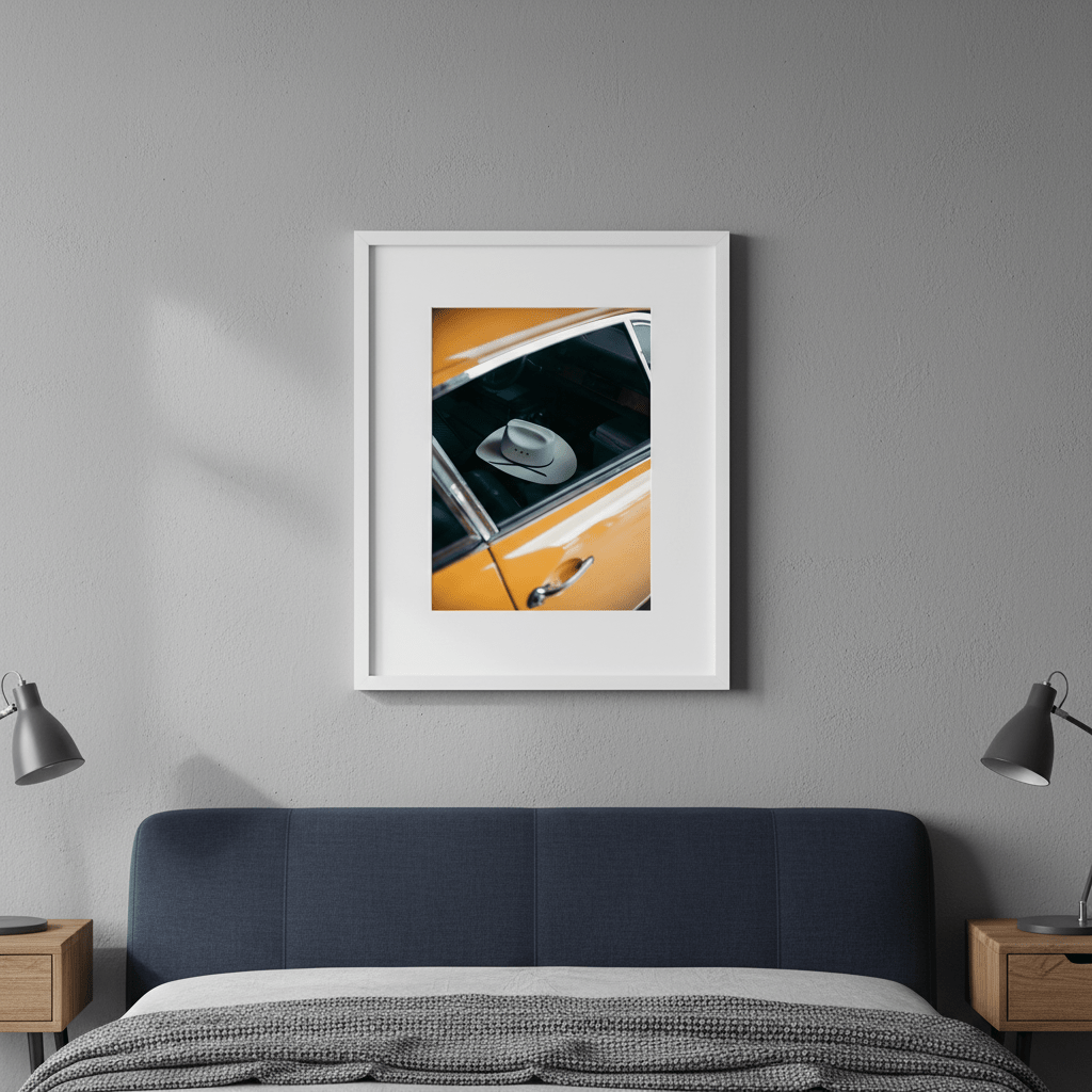 Yellow Cowboy by Colton Jones wall - art - picture - poster