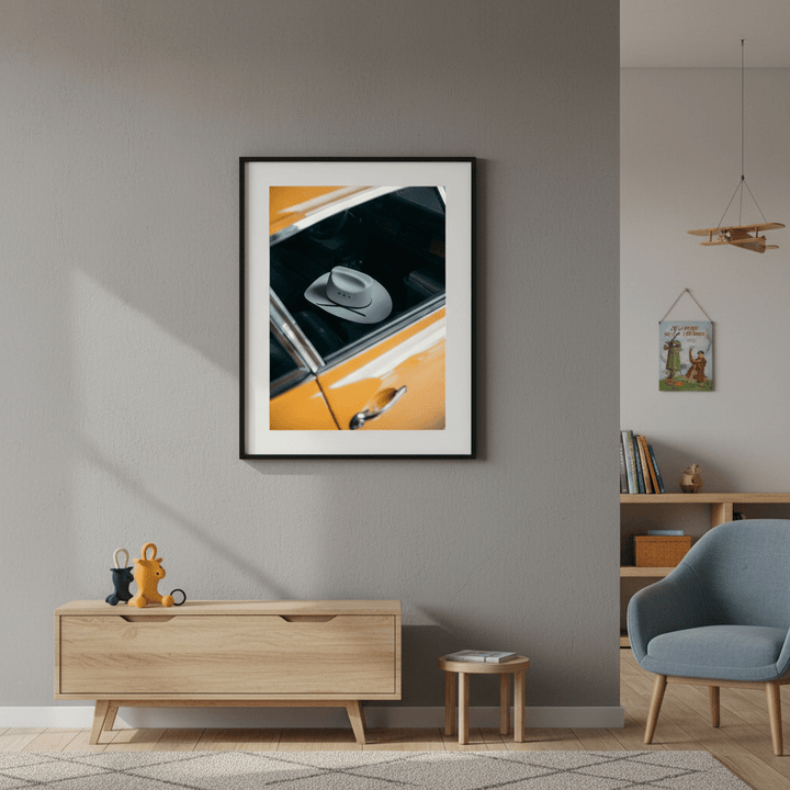 Yellow Cowboy by Colton Jones wall - art - picture - poster