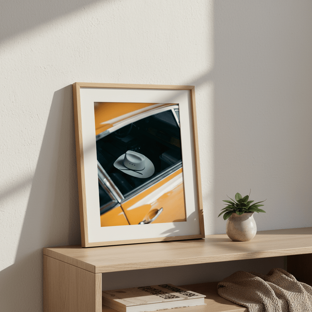 Yellow Cowboy by Colton Jones wall - art - picture - poster