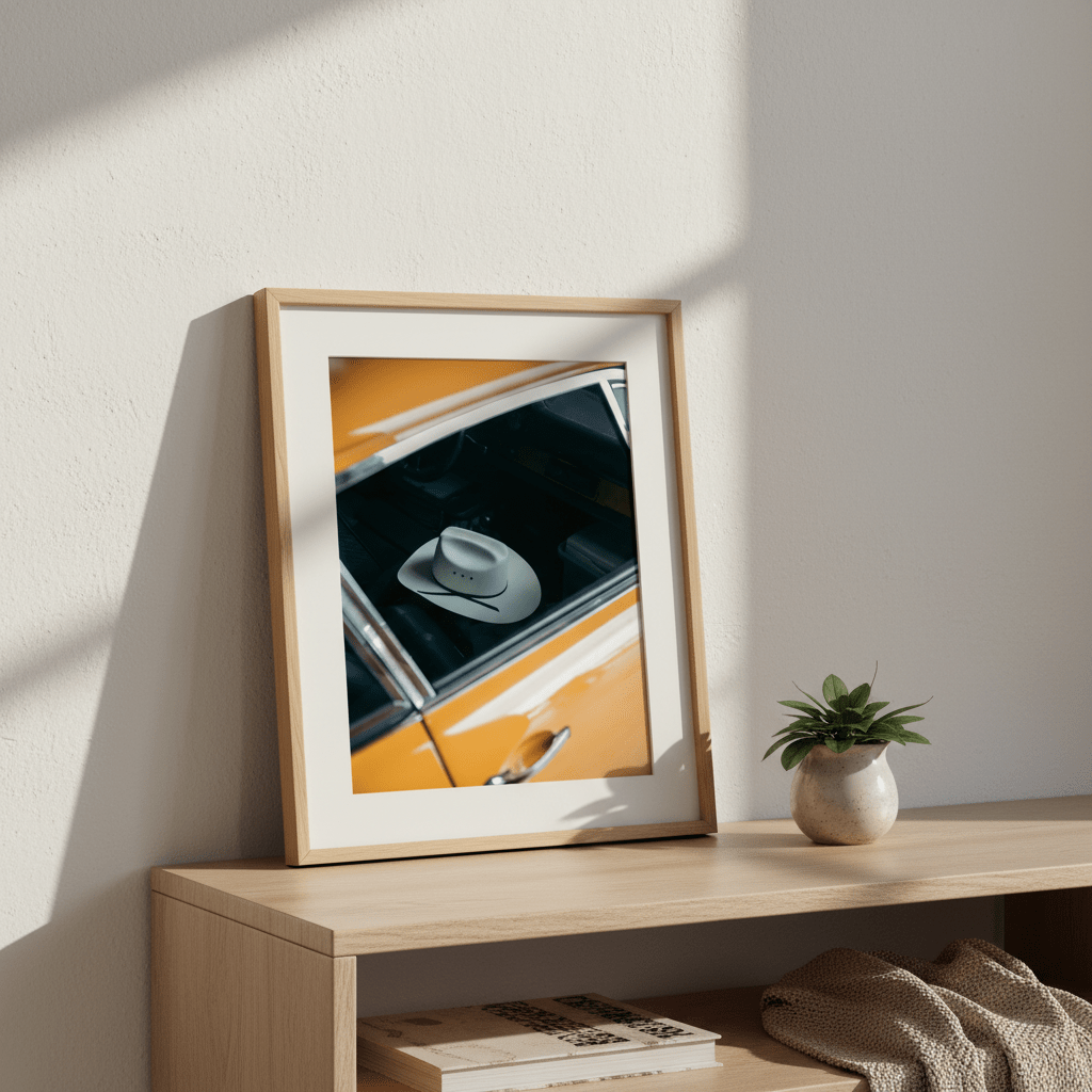 Yellow Cowboy by Colton Jones wall - art - picture - poster