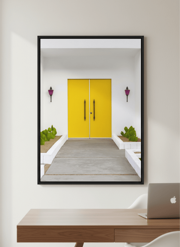 Yellow Doors On A Mid Century Home By Tom Windeknecht