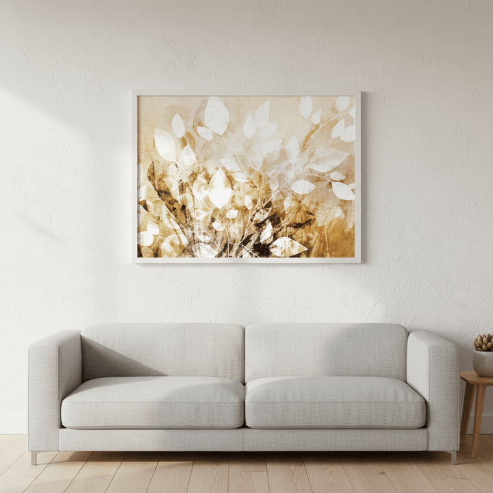 Yellow Garden Floral by Deer Muskeeter wall - art - picture - poster