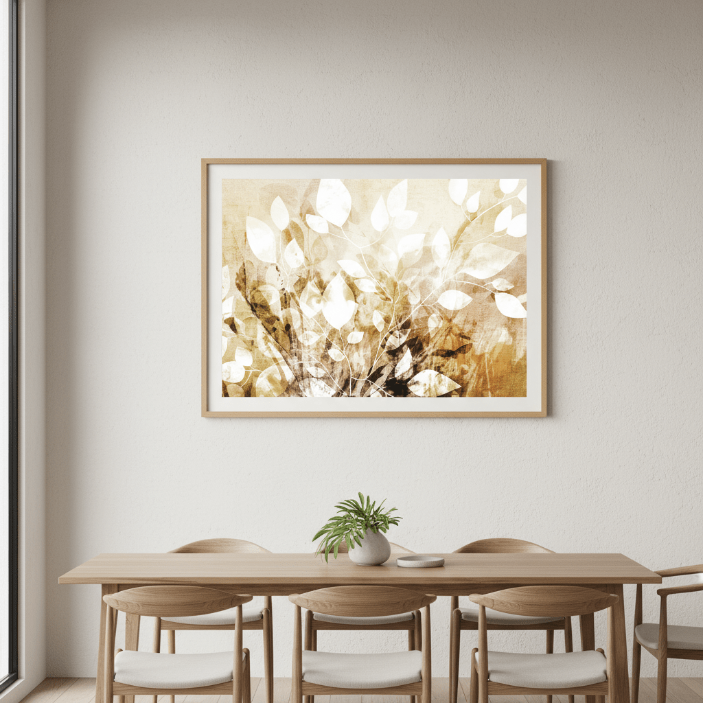 Yellow Garden Floral by Deer Muskeeter wall - art - picture - poster