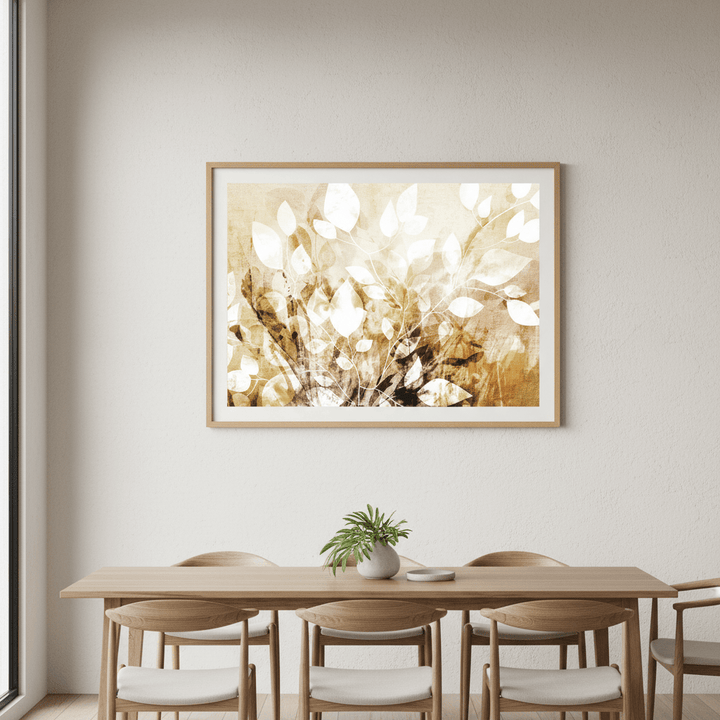 Yellow Garden Floral by Deer Muskeeter wall - art - picture - poster