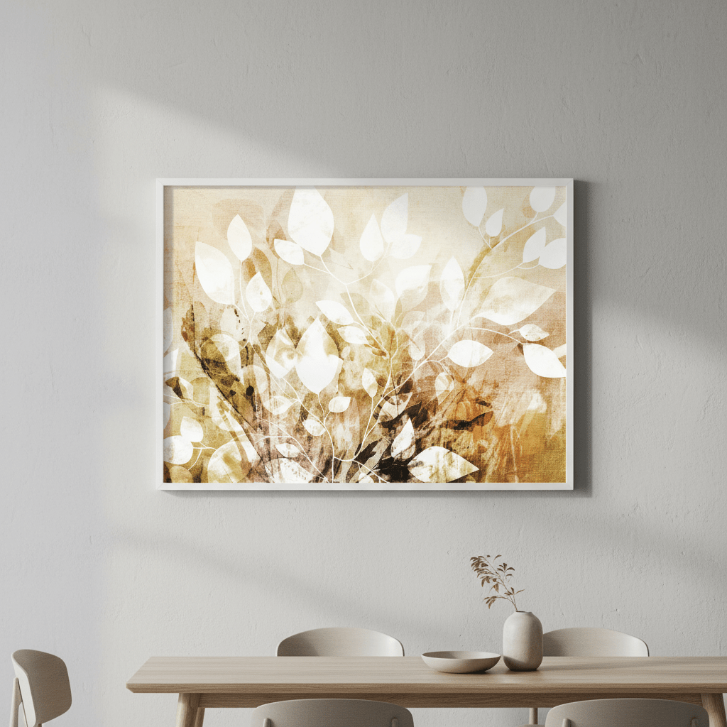 Yellow Garden Floral by Deer Muskeeter wall - art - picture - poster