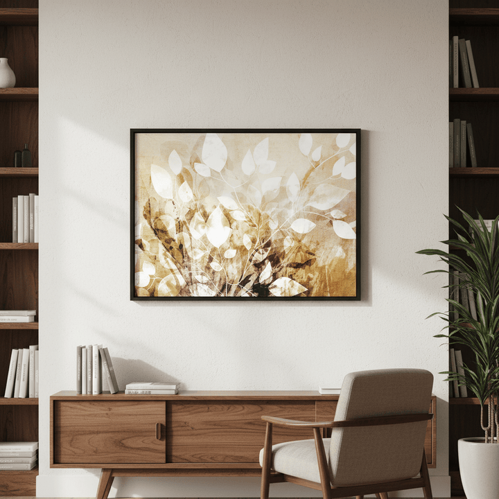 Yellow Garden Floral by Deer Muskeeter wall - art - picture - poster