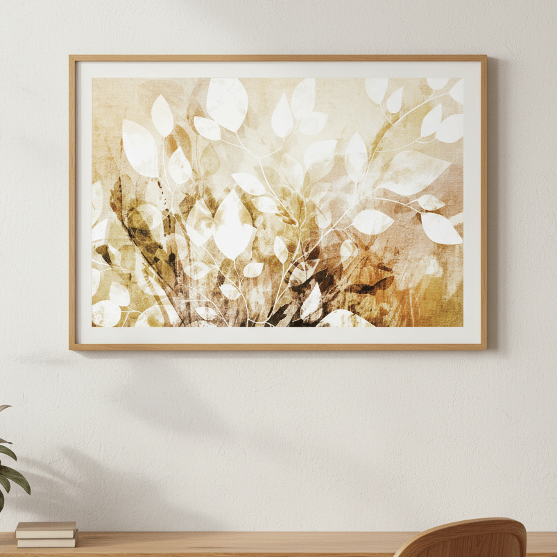 Yellow Garden Floral by Deer Muskeeter wall - art - picture - poster