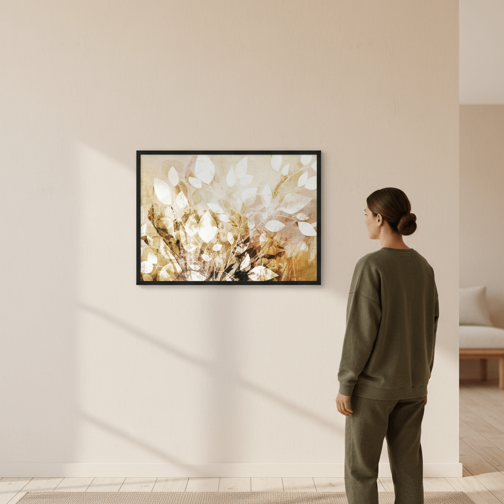 Yellow Garden Floral by Deer Muskeeter wall - art - picture - poster