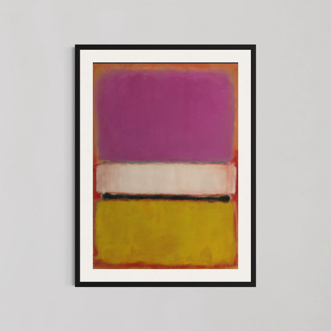 Yellow, Pink and Lavender on Rose II Wall Art by Mark Rothko - Style My Wall