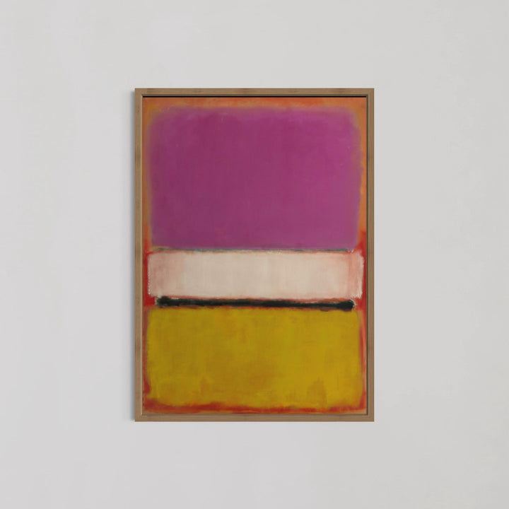 Yellow, Pink and Lavender on Rose II Wall Art by Mark Rothko - Style My Wall