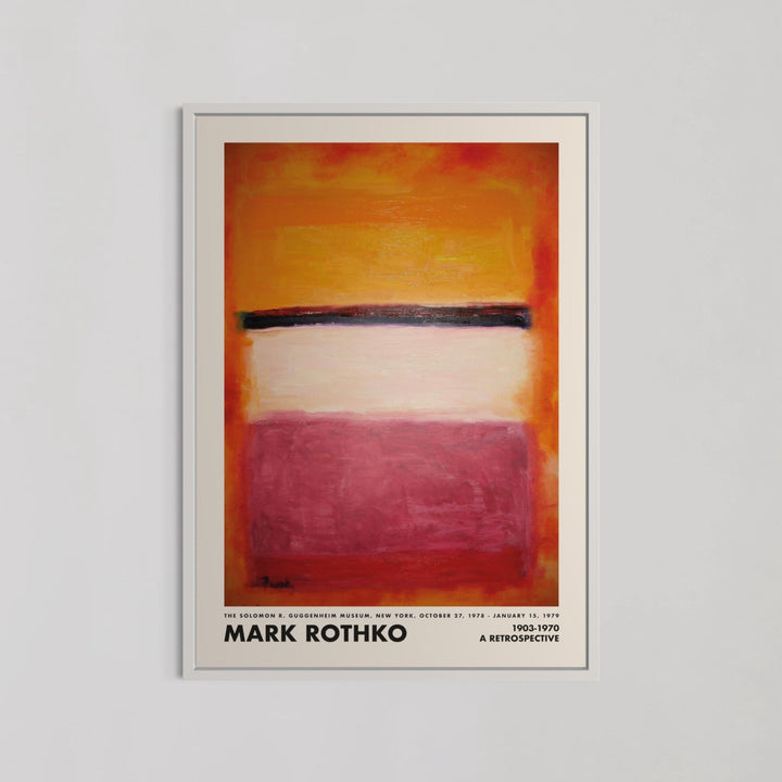 Yellow, Pink and Lavender on Rose III Wall Art by Mark Rothko - Style My Wall
