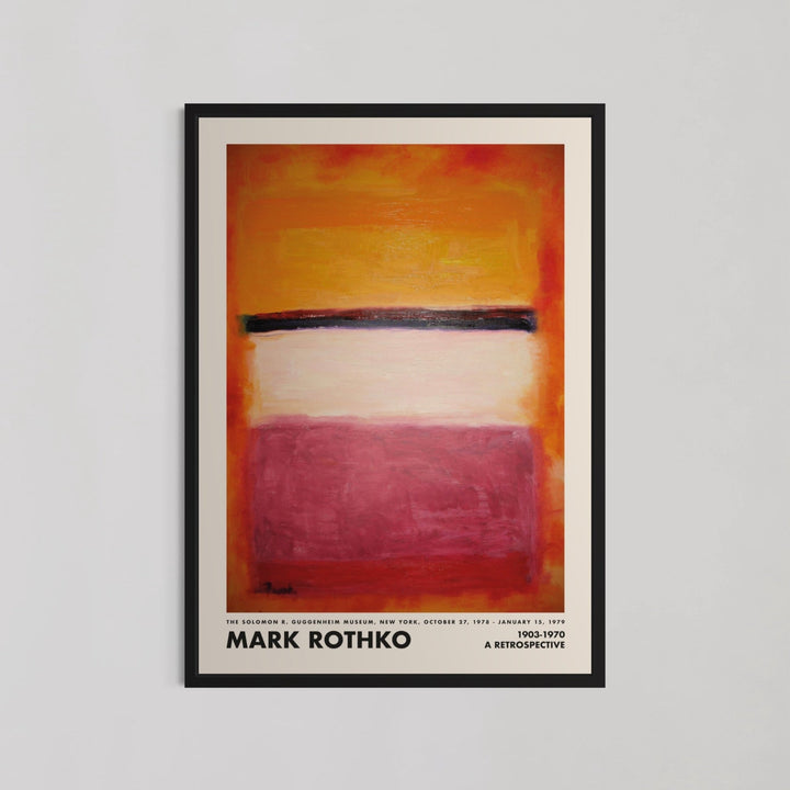 Yellow, Pink and Lavender on Rose III Wall Art by Mark Rothko - Style My Wall