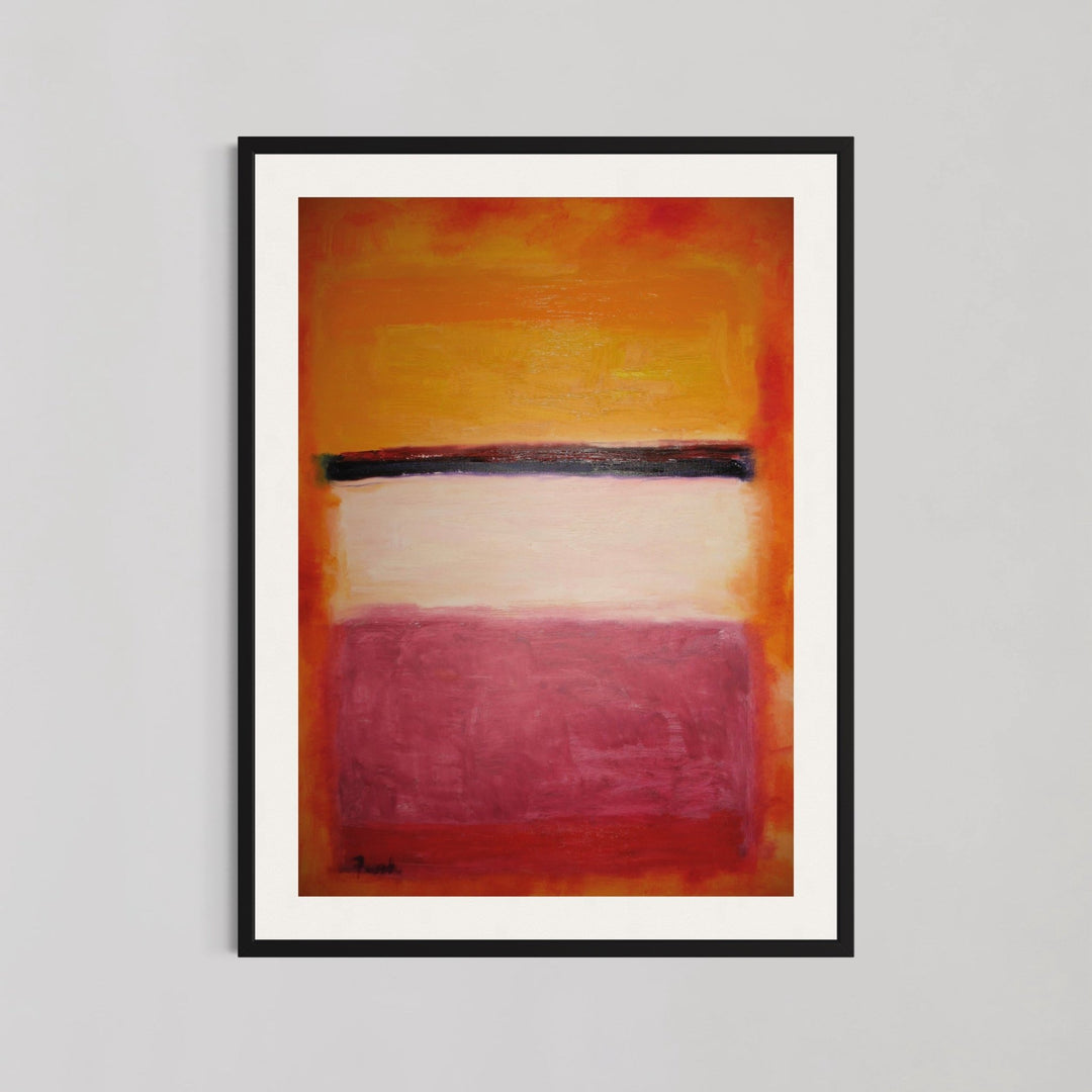 Yellow, Pink and Lavender on Rose Wall Art by Mark Rothko - Style My Wall