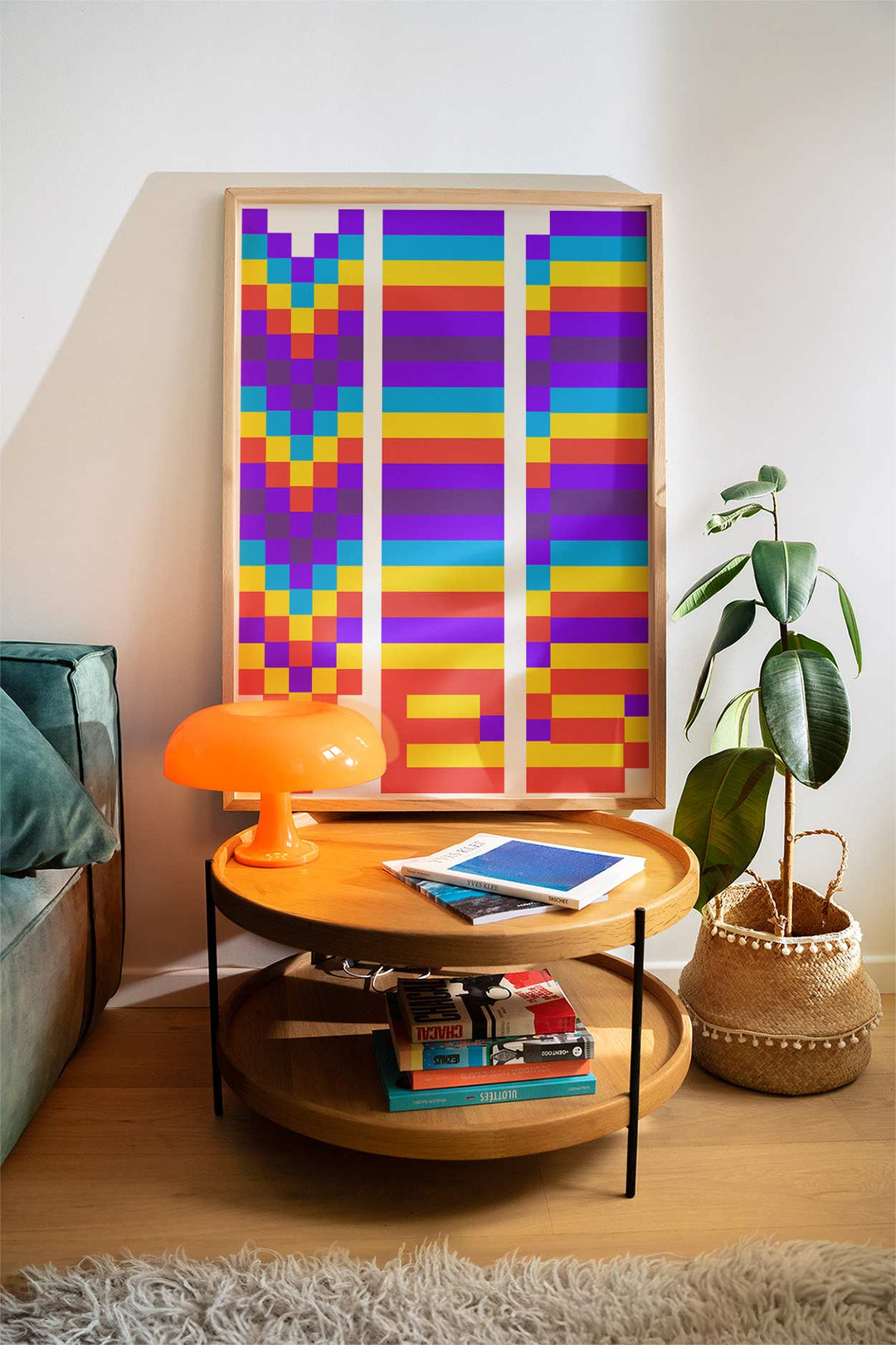 YES Retro Wall Art by Maxim Dosca wall - art - picture - poster