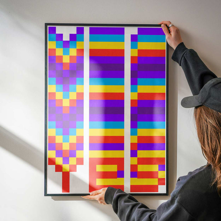 YES Retro Wall Art by Maxim Dosca wall - art - picture - poster