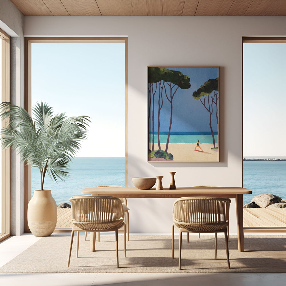 Yoga Girl by Henry Rivers wall - art - picture - poster