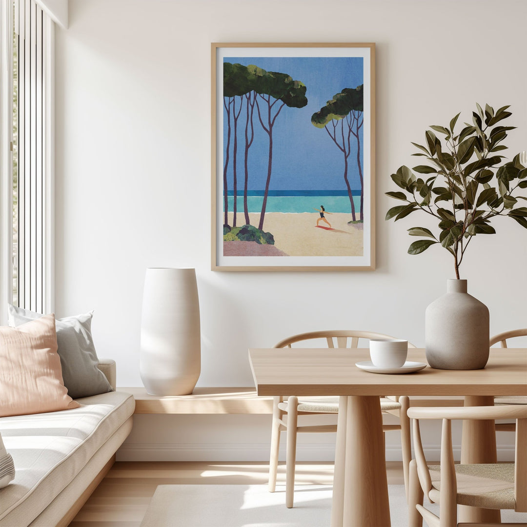 Yoga Girl by Henry Rivers wall - art - picture - poster