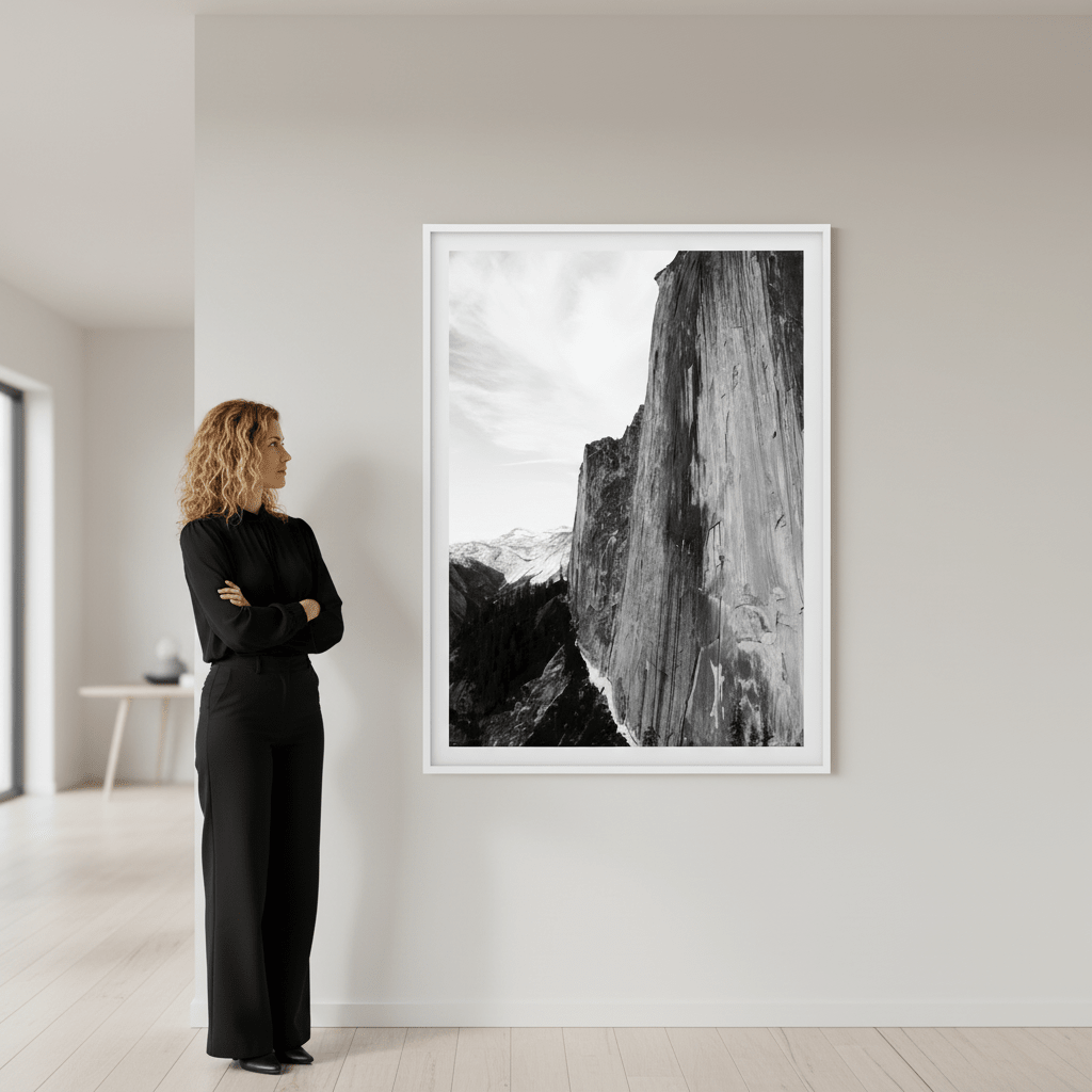 Yosemite Summit Black and White by Hope Bainbridge wall - art - picture - poster
