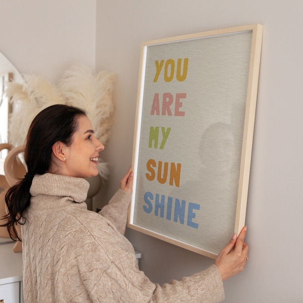 You Are My Sun Shine Wall Art