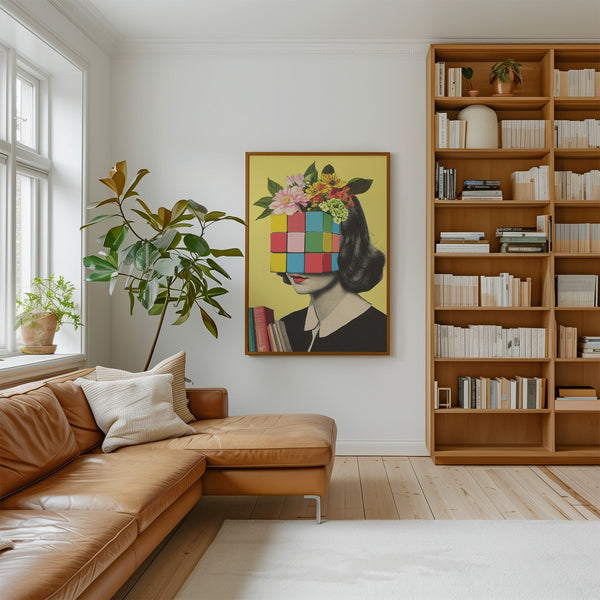 Your Mind Is a Puzzle Rubiks Cube Wall Art