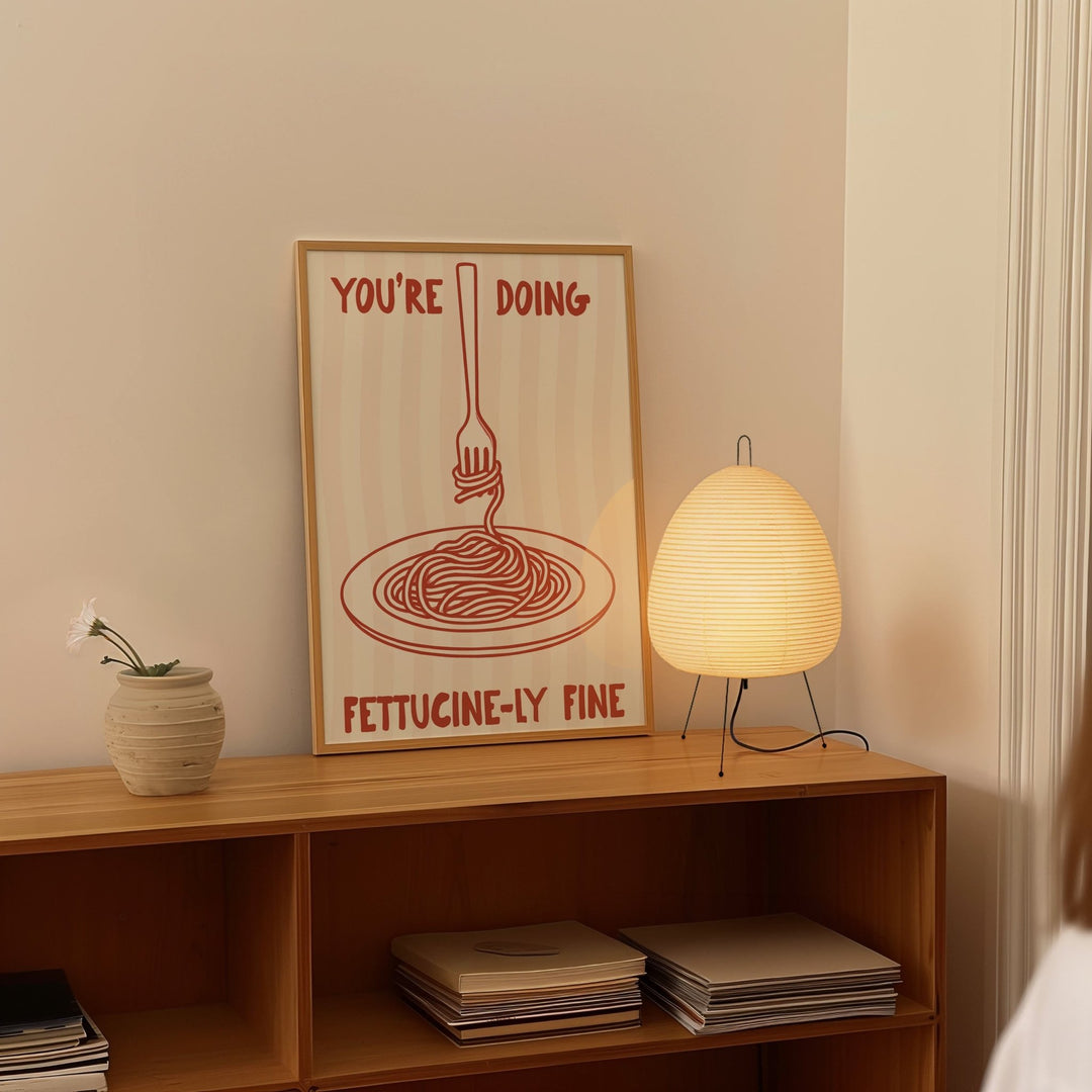 Youre doing Fettucinely Fine wall - art - picture - poster