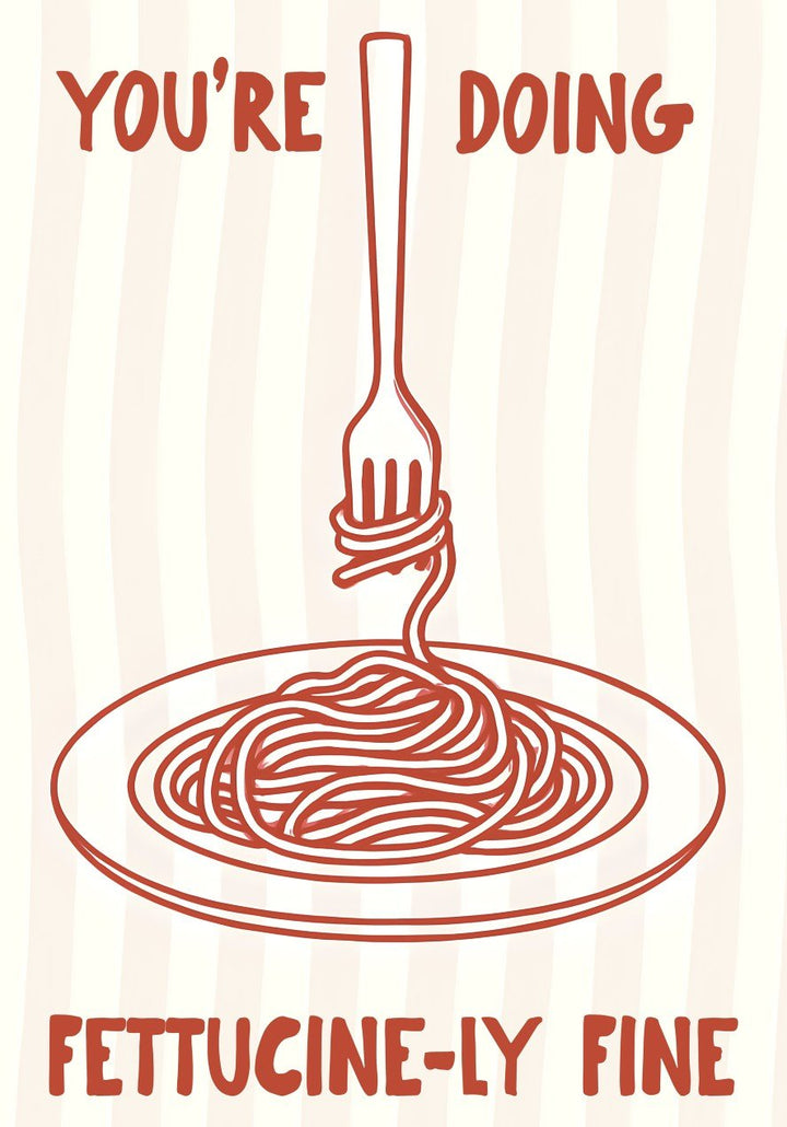 kitchen pasta wall art print frame