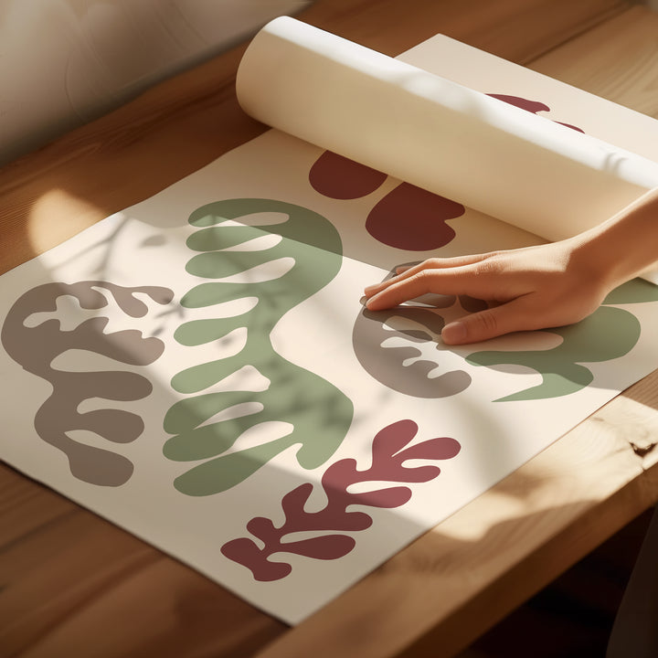 Set of 3 Galerie Fleurs Form by Henri Matisse